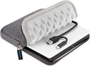 USB 3.0 Type-C External CD/DVD Drive Portable DVD CD ROM +/-RW Drive Player Burner Reader Writer with Protective Carrying Case for Mac MacBook Pro/Air, iMac, Windows 10/11 Laptop PC, White USB 3.0 Type-C External CD/DVD Drive Portable DVD CD ROM +/-RW Drive Player Burner Reader Writer with Protective Carrying Case for Mac MacBook Pro/Air, iMac, Windows 10/11 Laptop PC, White