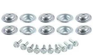 Paiying 10Pcs Skid Plate Washers With Bolts For Polaris Rzr 1000 900 800 570 Xp Turbo General