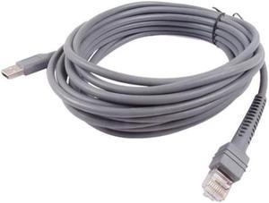 5M USB Cable to RJ45 for Symbol Motorola LS2208 LS4208 DS6708 LS1203 CBA-U01-S07ZAR Barcode Scanner