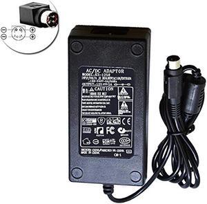 4-Pin 12V 5A AC Adapter Charger Power Compatible for Sanyo CLT2054 LCD TV Monitor