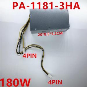 Switching Power Supply For HP 80plus Platinum ProDesk 280G3 400G5 SFF 4Pin 180W For PA-1181-3HA 901764-001