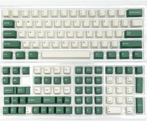 Ruth's sister OEM Keycaps 126 Keys Cheese green OEM Profile PBT Keycaps English Keycaps For Mechanical Keyboard Keycaps For MX Switches