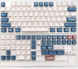 Ruth's sister 133 Keys GMK Earth tone Keycaps PBT Five Sides Sublimation Keycap XDA Profile For MX Switches Mechanical Keyboard XDA Key Caps