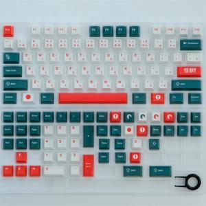 Ruth's sister 129 Keys GMK Monsters Keycaps Profile PBT 5-side Dye Sublimation Japanese Keycap For MX Switch Mechanical Keyboard