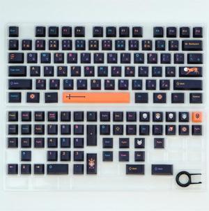 Ruth's sister GMK Mictlan Keycaps 129 Keys PBT 5-Side Dye-sublimation Profile Japanese Keycaps For Mechanical Keyboard MX Switch