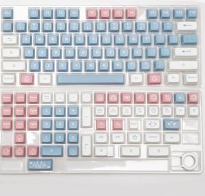 134 Keys Sky City Keycaps XDA Profile PBT Dye Sublimation Keycaps for MX Switch Fits 61 64 68 87 96 104 108 Mechanical Keyboard