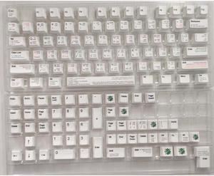 134 Key VIM Theme Keycap Profile PBT Dye Sublimation Mechanical Keyboard Keycap For MX Switch NJ80 GK61 C64 Keyboard