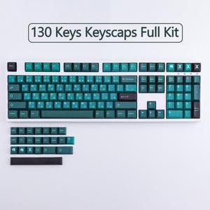 Personalized 129 Keys Keycaps Profile PBT DYE-SUB For MX Switch Mechanical Keyboard Fit 61/64/68/87/96/104/108 Keyboard