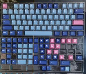 Onim 126 Keys/set PBT Dye Subbed Keycap For MX Switch Mechanical Keyboard Onim Theme Key Caps Profile Keycaps