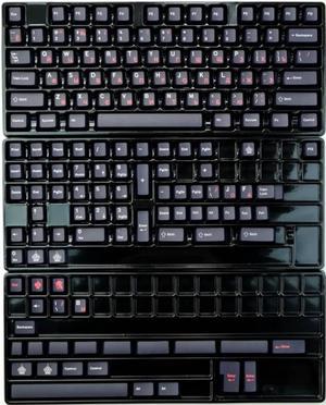 156 Keys Black Red Russian Keycaps PBT Dye Sublimation Mechanical Keyboard Keycap Profile For MX Switches Keycaps