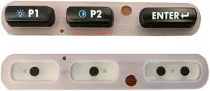 OIAGLH For WT4090, WT41N0 3-Key Rubber Keyboard Part Replacement, Bottom Keypad (P1, P2, Enter) Replacement for WT41N0