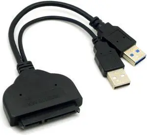 OIAGLH USB SATA Adaptor USB 3.0 untuk Micro SATA 7 + 9 16Pin Kabel Eksternal Hard Drive Converter untuk 2.5 "1.8 Inci Mikro SATA SSD /HDD OIAGLH USB SATA Adaptor USB 3.0 untuk Micro SATA 7 + 9 16Pin Kabel Eksternal Hard Drive Converter untuk 2.5 "1.8 Inci Mikro SATA SSD /HDD