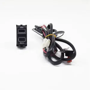 Yassdwbn 18W Car Charger Qc3.0 Dual Usb Fast Charging For Nissan Patrol Y61 Y62