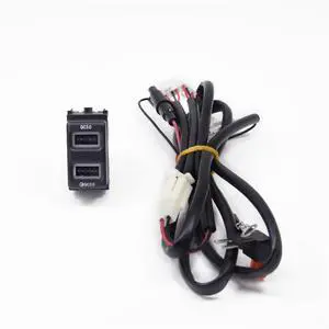 Paiying 18W Car Charger Qc3.0 Dual Usb Fast Charging For Nissan Patrol Y61 Y62
