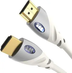 HDMI Cable 4k Ultra HD with Ethernet - Corrosion-Resistant 24k Rose Gold Contacts and V-Grip Connection - HDMI Cable for PS3 and Computer Monitor - 6 FT HDMI Cable 4k Ultra HD with Ethernet - Corrosion-Resistant 24k Rose Gold Contacts and V-Grip Connection - HDMI Cable for PS3 and Computer Monitor - 6 FT