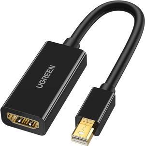 Mini DisplayPort to HDMI Adapter Thunderbolt 2.0 4K Mini DP to HDMI Adapter Cable Compatible with MacBook Pro MacBook Air Surface Book Pro 3 4 5 Thinkpad Google Pixel Chromebook