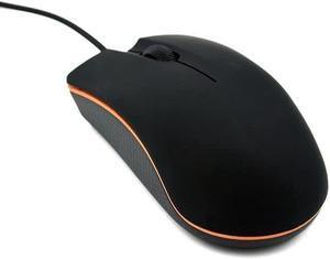 Wired Mouse USB Wired Computer Mouse for Right or Left Hand Ergonomic Computer Mouse with Durable Clicks for PC Computer Laptop Desktop Chromebook Notebook Mac (Black)