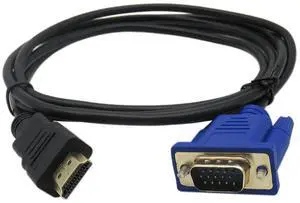 HDMI Male to VGA Male Video Converter Adapter Cable for PC DVD 1080P HDTV 6FT