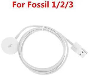 Smart Watch Charger Fast Charging Stand Dock Cable for Fossil Q Gen 1 Gen 2 Founder/Wander/Marshal Gen 3 Explorist/Venture