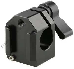 Standard 15mm Single Rod Clamp Adapter 1/4inch-20 Mounting Screw For Monitor