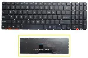 SSEA laptop US Keyboard no frame ForSatellite C50-B C55-B C50D-B C55D-B C50A-B C55-B5200 C55-B5201