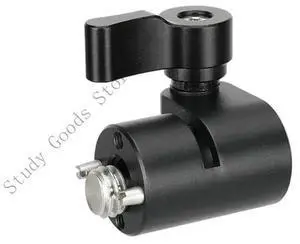 15mm Single Rod Holder Clamp With 3/8inch 16 Thread Screw Locating Pins Camera Accessories for Camera Cage Replacement
