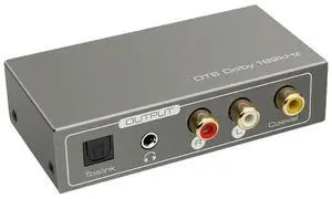 HDTV to Conversion Extractor Box Supports Coaxialed Inputs Auditory Conversion in Home Entertainment