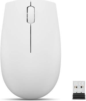 Lenovo 300 Wireless Compact Mouse (Cloud Grey) with battery