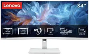 Lenovo L34W-4C 34-inch VA Curved WQHD 120hz Monitor Lenovo L34W-4C 34-inch VA Curved WQHD 120hz Monitor