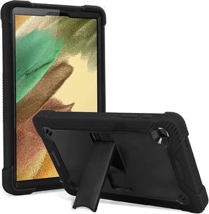 Galaxy Tab A7 Lite Case 8.7 T220 T225, Shockproof Rugged Heavy Duty Protection Cover Kickstand Case for Samsung Galaxy Tab A7 Lite 2021 SM-T220/SM-T225/SM-T227 (Guardian Black/Black)