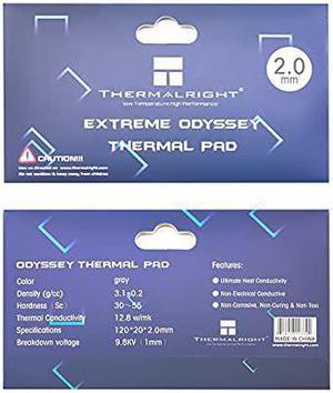 Thermalright Extreme Odyssey Thermal Pad 120x20x2.0mm, 12.8W/mK, Silicon Based, for heatsinks Coolers ICS, Long Lasting Performance, not Electric Conductive