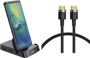 USB C Hub Docking Station & 4K HDMI Cable