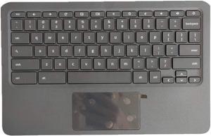 Replacement for HP Chromebook 11 G6 EE Laptop Upper Case Palmrest Keyboard Touchpad Assembly Part L14921001  OEM