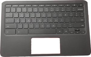 Replacement for HP Chromebook 11 G6 EE CHROMEBOOK 11AND0100WM Laptop Upper Case Palmrest Keyboard Assembly Part L92334001 L14922001 Top Cover  OEM
