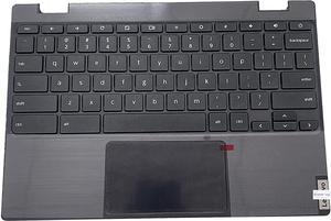 CO LIMITED New Genuine Replacement for Lenovo Chromebook 100E 2nd Gen MTK Laptop Upper Case Palmrest Keyboard Touchpad Assembly Part 5CB0U26489 5CB0X55485, Black, 11.6 inch - OEM