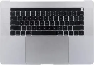 Original Genuine Touch Bar for 15-inch Mac Book Pro A1707 2016 2017 Laptop Upper Case Palmrest Keyboard Assembly Part W/Battery ANSI 661-06377 661-07954 Space Gray - OEM