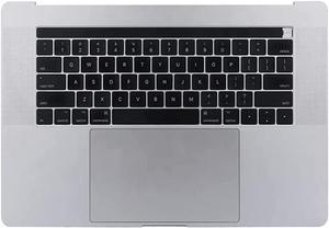 New Touch Bar for Mac Book Pro A1707 2016 2017 15 inch Laptop Upper Case Palmrest Keyboard Assembly Part with Battery ANSI 661-06377 661-07954 Space Gray - OEM