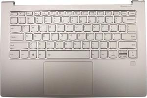 Replacement for Lenovo Yoga C940-14 C940-14IIL Laptop Upper Case Palmrest Keyboard Touchpad Assembly Part 5CB0U44278 Top Cover White - OEM