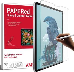 9H Tempered Papered Glass Screen Protector Designed for iPad Air 5 2022/iPad Air 4 10.9 inch/iPad Pro 11 inch, Anti glare, Drawing/Writing Feel Like Paper with Install Frame & Easy To install