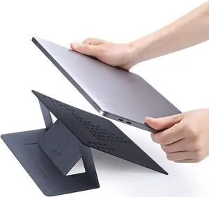 MOFT Invisible Laptop Stand, Lightweight Non-Adhesive 2-Height, Easy Switch Between Devices Computer Desk Stand Fits All Laptops up to 17\u201d