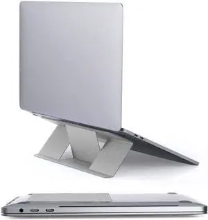 MOFT Compact Adhesive Laptop Stand 3\u201d Elevation for Ergonomic Viewing, Fits Laptops Without Bottom Vents, Repositionable Residue-Free Computer Desk Stand Fit Up to15.6 Laptops