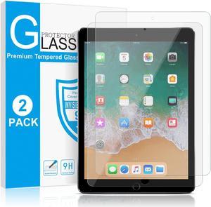 [2 Pack] IPad 6th Generation iPad 9.7" inch (2018/2017) / iPad Pro 9.7 / iPad Air/iPad Air 2 Screen Protector Glass,SMAPP Tempered Glass Screen Protector - Apple Pencil Compatible/Scratch Resistant