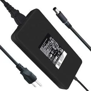 New Slim 19.5V 12.3A 240W PA-9E AC Adapter Laptop Charger Cord for DELL Alienware M15x M17x M17x R2 M17x R3 M4700 M6400 M6500 M6600 J211H FWCRC C3MFM U896K 6RTJT Y044M - OEM