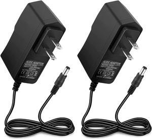 2 Pack DC 5V 2A Power Adapter, AC 100-240V to DC 5V 2A 10W Power Supply Transformers, 5.5 x 2.5mm DC Jack Also Compatible with 5.5x2.1mm Socket - OEM