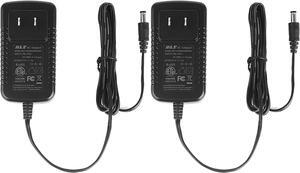 2-Pack AC to DC 5V 4A Power Supply Adapter, Plug 5.5mm x 2.1mm - OEM