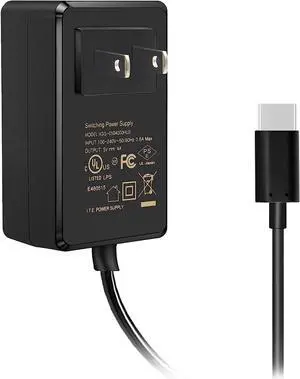 Raspberry Pi 4 Power Supply, 20W 5V 4A USB C Power Adapter Type C Charger UL Listed Support Raspberry Pi 4 Model B/Orange Pi 5/NASPi/DACPi/X-C1/X825/X735/X728/X708/X703 - OEM