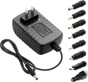 5V 3A Power Supply DC 5 Volt 15W 3000mA 2.5A 2A 1A Power Adapter Converter with 5.5x2.5mm 5.5x2.1mm 4.0x1.7mm 3.5x1.35mm 3.0x1.1mm 2.5x0.7mm Micro-USB Type-C Tips for Raspberry?Pi 3 4 USB-HUB - OEM