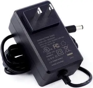 [UL Listed] Maxson 15V 2A Power Supply Charger (Input AC 100V-240V, Output DC 15 Volt 2 Amp 30 Watt) Adapter Switching Transformer Converter DC 5.5mm x 2.1mm / 5.5mm x 2.5mm Universal - OEM