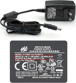 Power Adapter 15V 1.2A for OpticFilm 8100, 8200i SE, 8200i Ai, 7400,7500 and 7600 Series use. - OEM