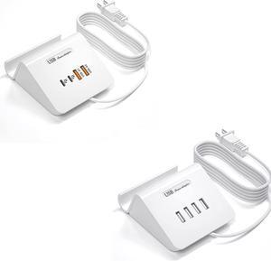 VHBW USB Charging Station 25W, USB C Charger Station 45W, 4 Port Multiple USB Charger Station with 2 USB-C & 2 USB-A Ports, 20W PD Fast Charger for Multiple Devices for iPhone 13 - OEM